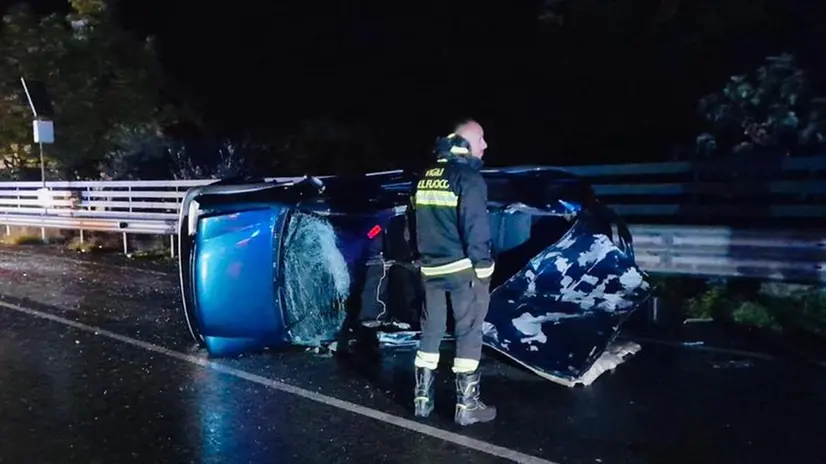 Lo schianto in cui ha perso la vita il giovane di Gavardo