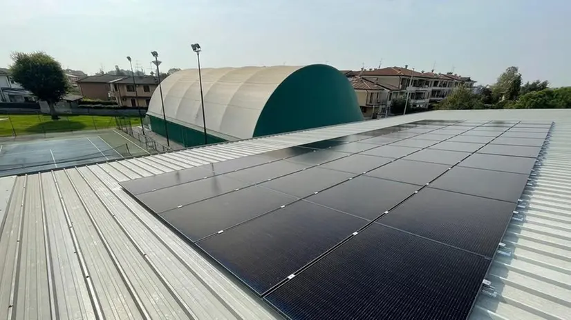 Pannelli installati sull’ex bocciodromo producono 21mila kwh all’anno