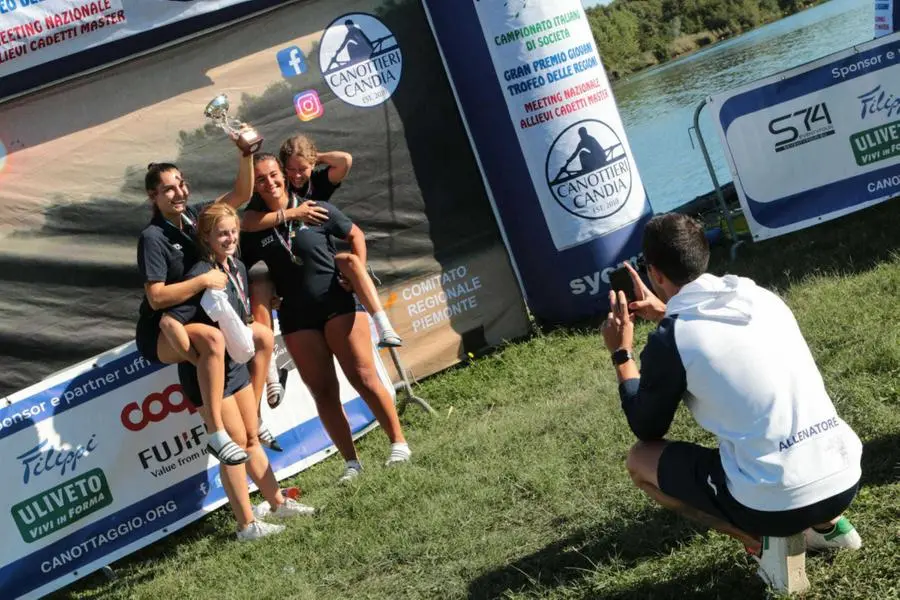 Canottieri Garda Salò, le giovanissime campionesse italiane del quattro di coppia Under 18