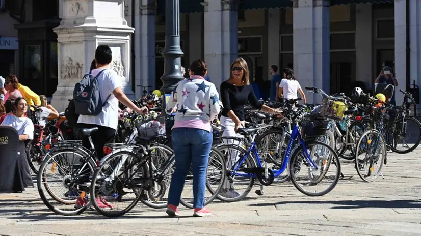 La domenica ecologica in centro città a Brescia