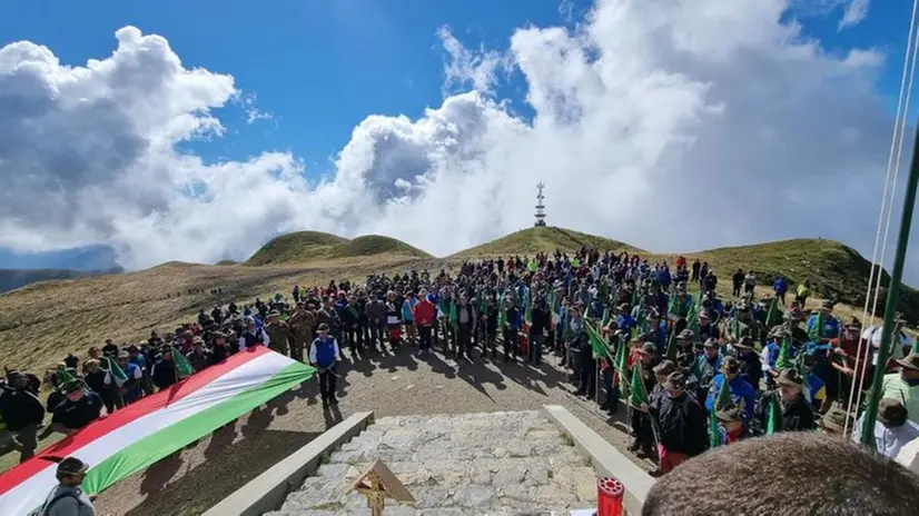L'alpinata in Gölem della sezione Ana di Brescia