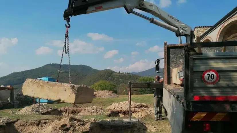 I lavori alla Santissima