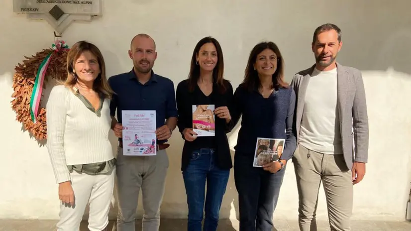 La presentazione della Pink Bike con Sonny Colbrelli