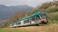 Un treno lungo la Brescia-Iseo-Edolo - © www.giornaledibrescia.it