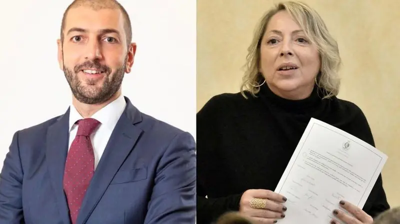 Paola Vilardi, Forza Italia e Giangiacomo Calovini, Lega  - @ www.ilgiornaledibrescia.it