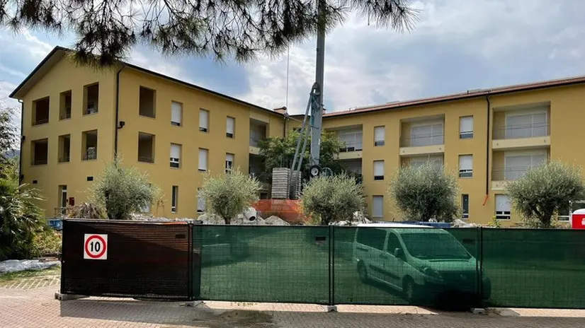 Proseguono i lavori nella sede della Casa di riposo