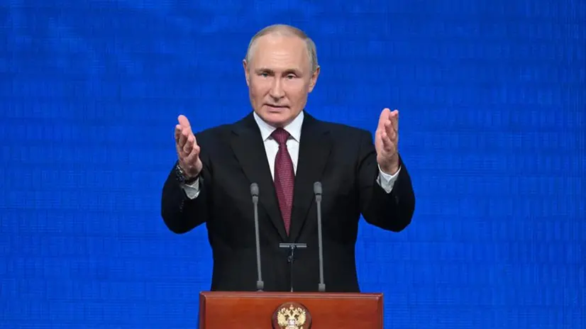 Il presidente russo Vladimir Putin - Foto Epa © www.giornaledibrescia.it