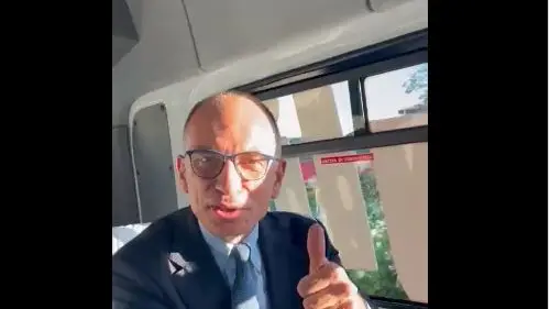 Enrico Letta a Brescia