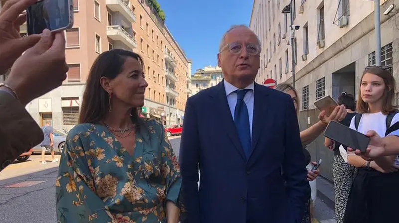 La coordinatrice regionale di Fi Licia Ronzulli e Maurizio Casasco - Foto Marco Ortogni Neg © www.giornaledibrescia.it