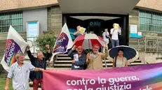 La manifestazione di Unione popolare contro il caro bollette da A2A - Foto © www.giornaledibrescia.it