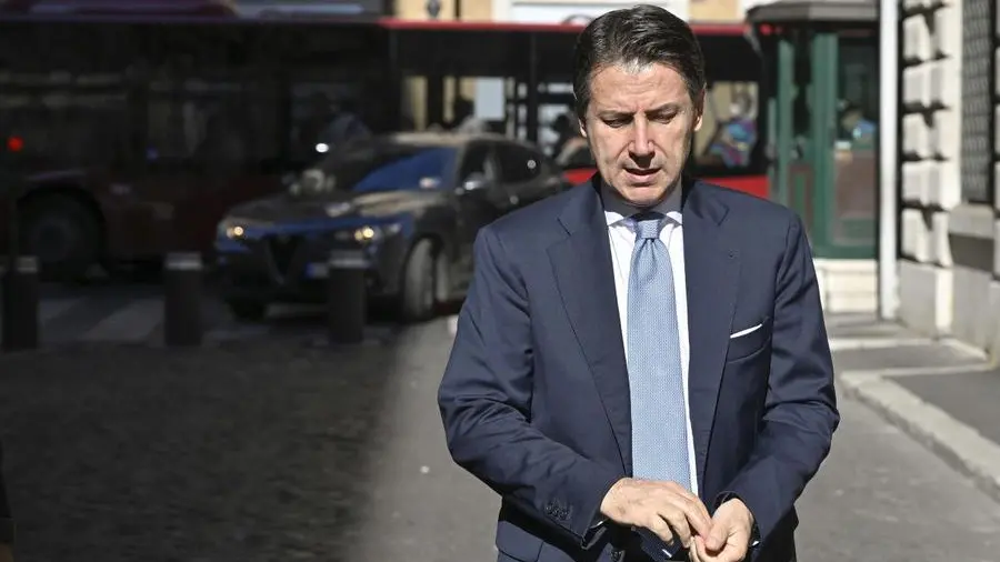Giuseppe Conte, leader del M5s - Foto Ansa/Alessandro Di Meo © www.giornaledibrescia.it