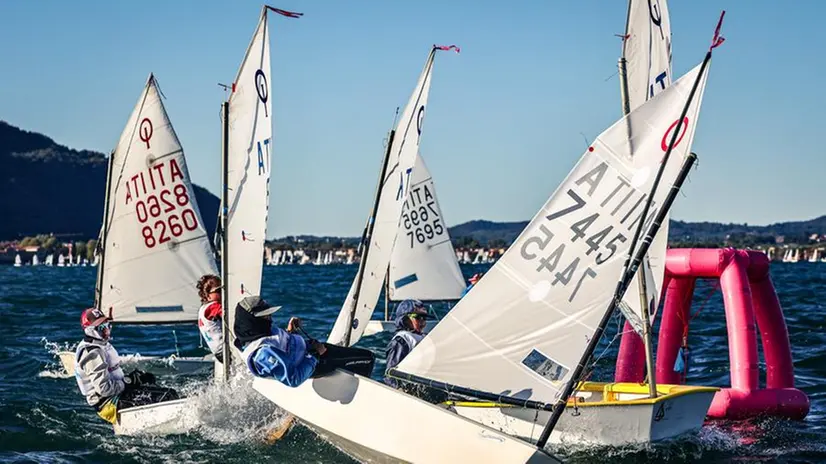 La regata Optimist sul Sebino