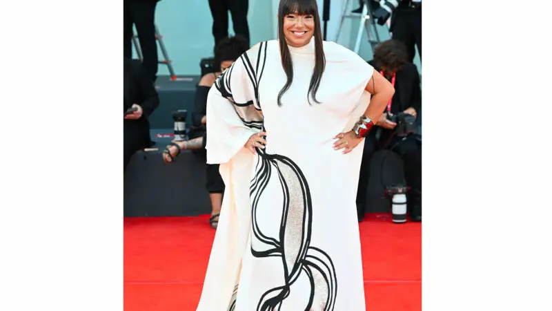 L'Estetista Cinica Cristina Fogazzi pochi giorni fa sul red carpet di Venezia - Foto © Getty Images