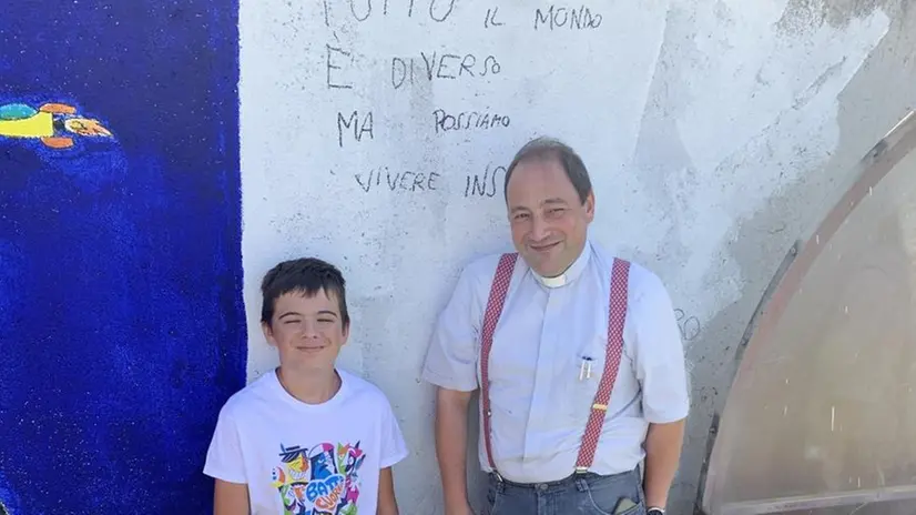 Il murales del piccolo Pietro a San Polo