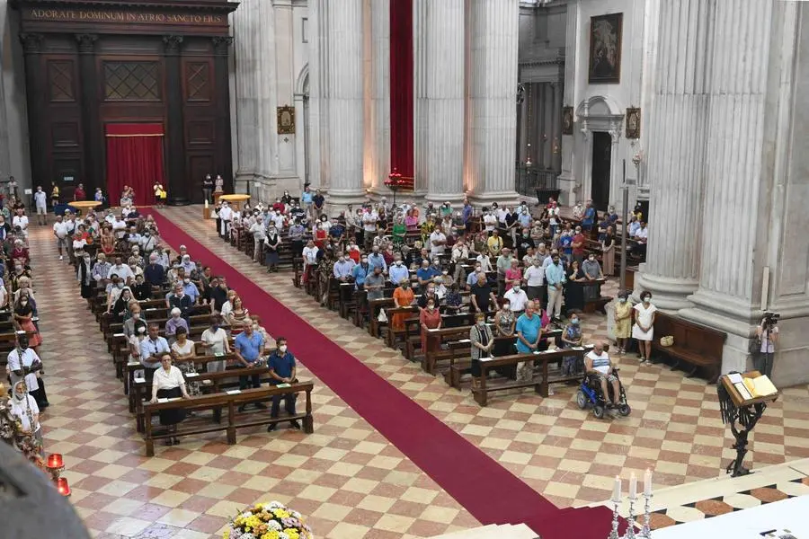 La celebrazione dell'Assunta in cattedrale a Brescia