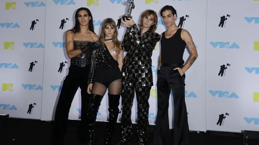 Måneskin, vittoria agli Mtv Awards per la videomusic