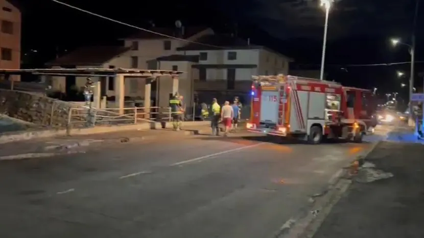 Niardo sotto il temporale ieri sera