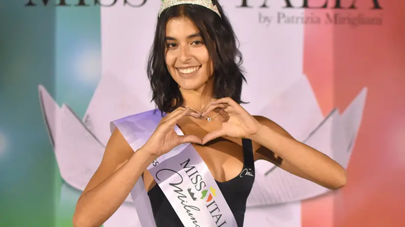 Marta Fenaroli incoronata Miss Miluna Lombardia
