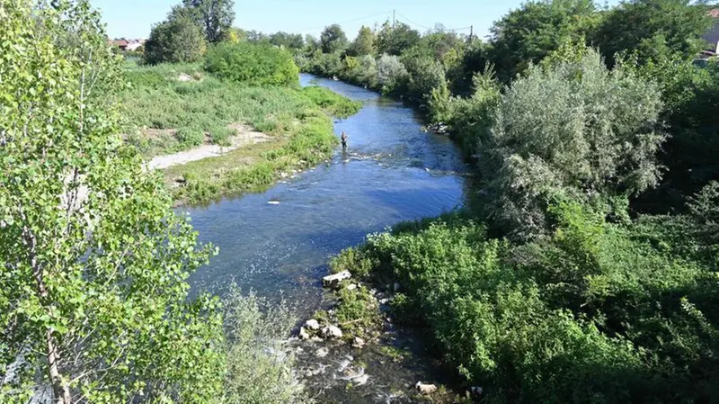 Fiumi e siccità, così il Mella ad Azzano e in città