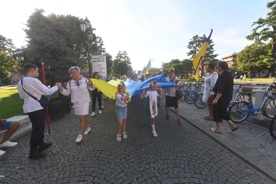 La sfilata per il giorno dell'indipendenza dell'Ucraina