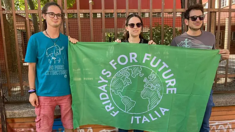 I rappresentanti bresciani del movimento Fridays for future -  © www.giornaledibrescia.it