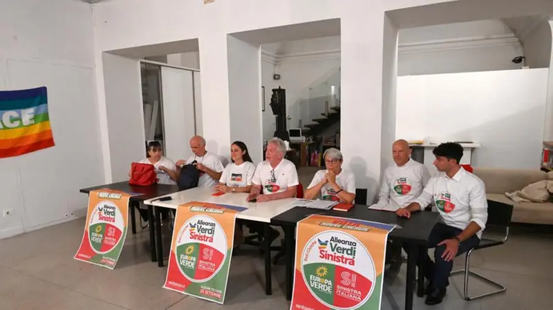La presentazione dei candidati di Sinistra e Verdi