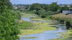 Il fiume Mella senz'acqua a causa della siccità - © www.giornaledibrescia.it