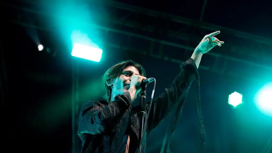 Il concerto di Rkomi ieri a Campo Marte per il Brescia Summer Music