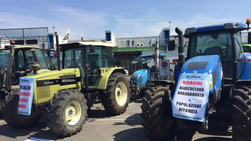 Quote latte, costi di produzione record e siccità, i trattori di Copagri in piazza
