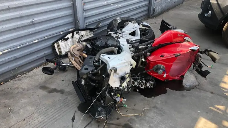 L'incidente è stato in via Triumplina a Brescia