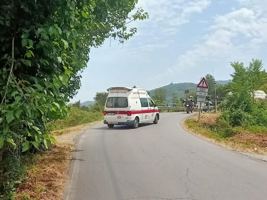 L'intervento a Capriolo dove è morto l'uomo per shock anafilattico