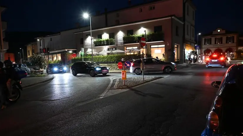 Il luogo dell'incidente a Paratico