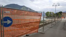 I cantieri sul lungolago di Iseo