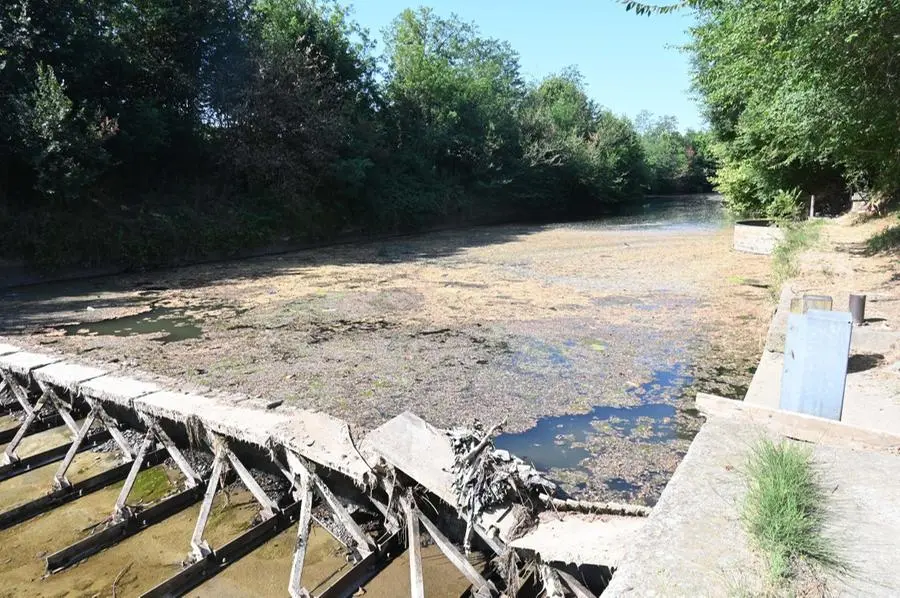 I fiumi bresciani in secca a causa della siccità