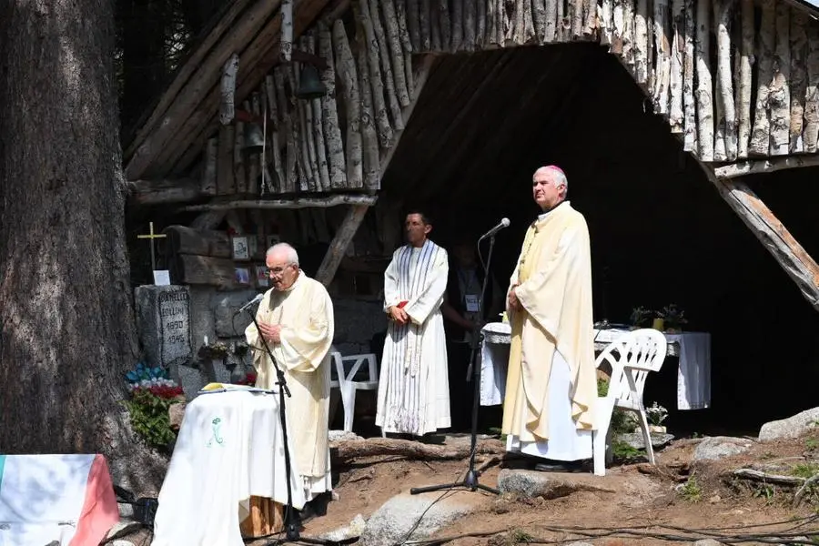 Le immagini della messa in occasione del 58esimo pellegrinaggio alpino