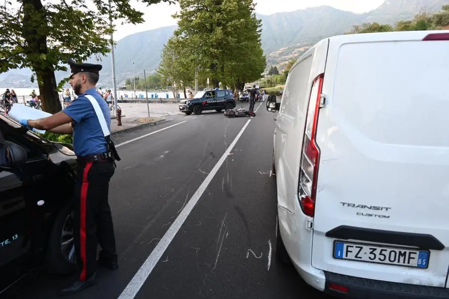 Il luogo dell'incidente dove ha perso la vita il 23enne