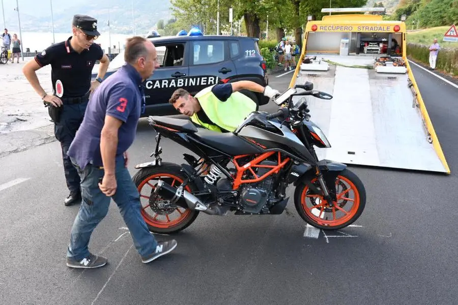 Il luogo dell'incidente dove ha perso la vita il 23enne