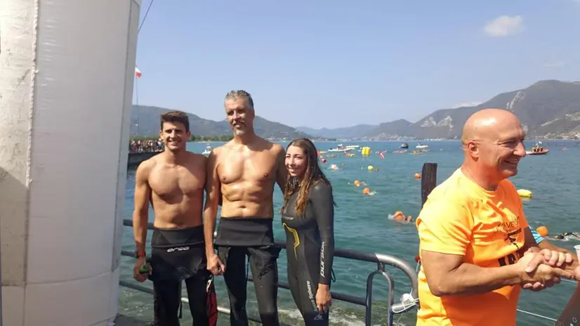 Le immagini della 24esima edizione della Traversata del lago d'Iseo