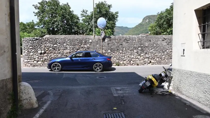 L'incidente di Salò nel quale è rimasto ferito un 18enne