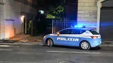 La Polizia in via Cadorna a Brescia, dopo la caduta