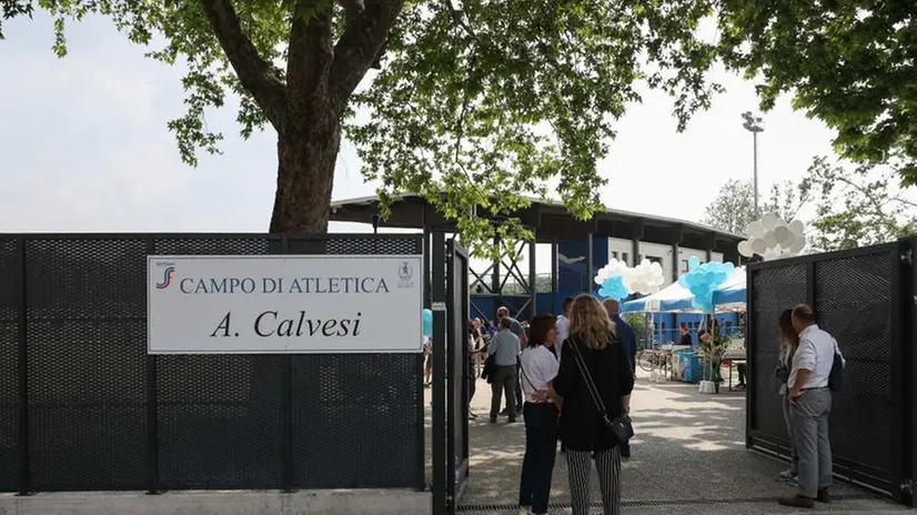 L'inaugurazione del nuovo campo Calvesi
