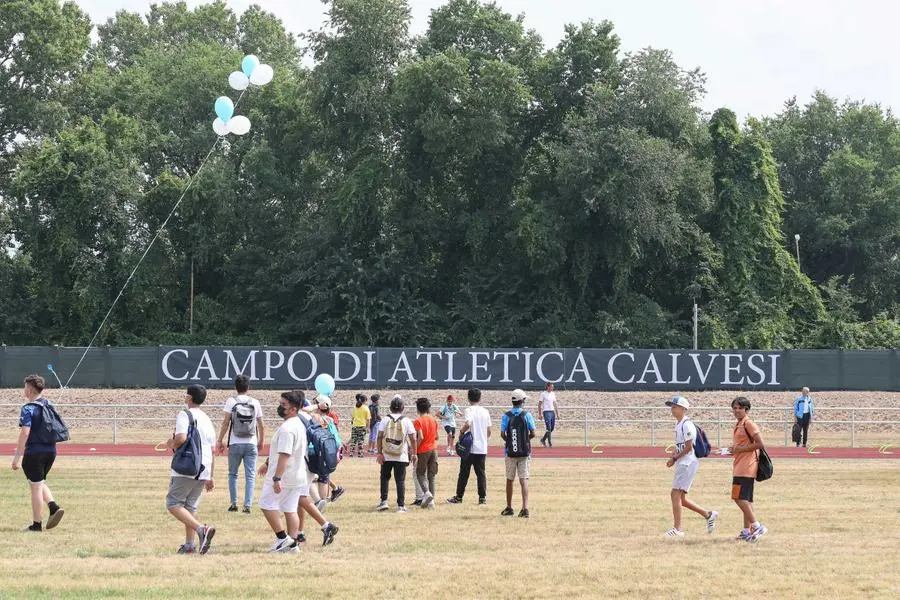 L'inaugurazione del nuovo campo Calvesi