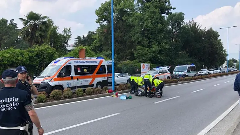 Il luogo dell'investimento in via San Zeno