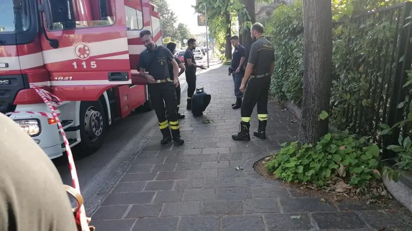 La bombola esplosa a Desenzano