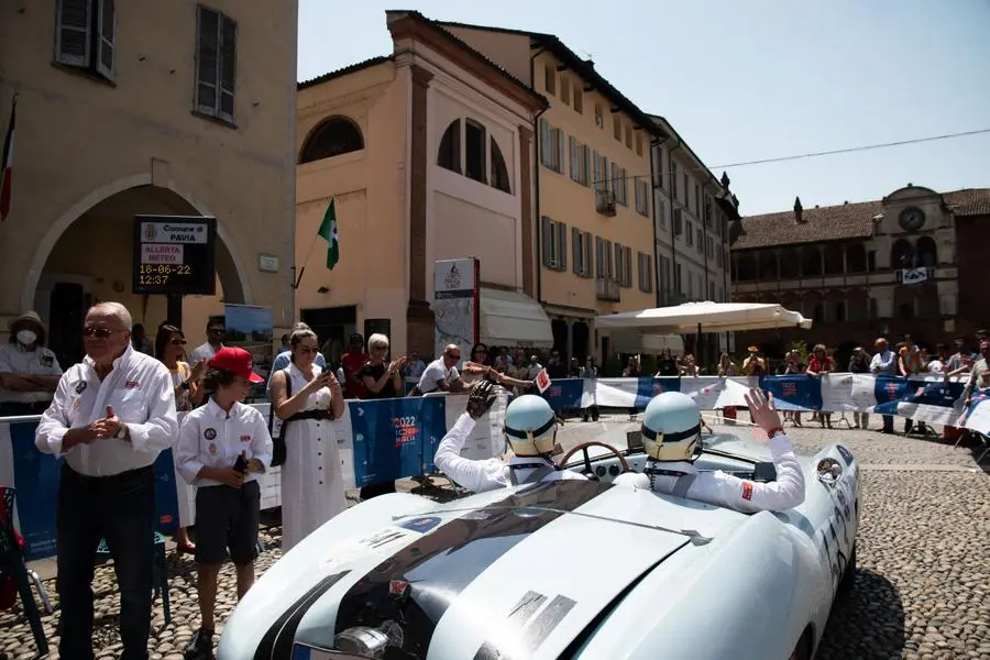 Mille Miglia 2022: il passaggio da Pavia