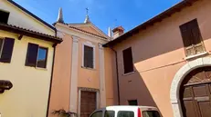 La chiesetta di Terzago dove è avvenuto il furto