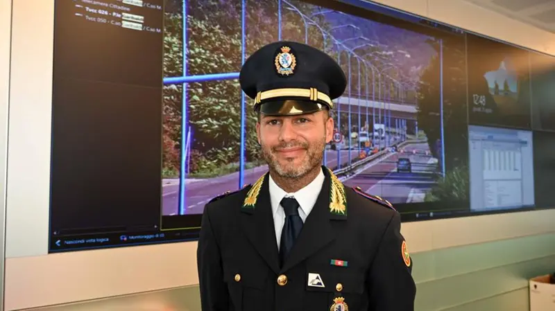 Il commissario Luca Ferrari - Foto Marco Ortogni Neg © www.giornaledibrescia.it