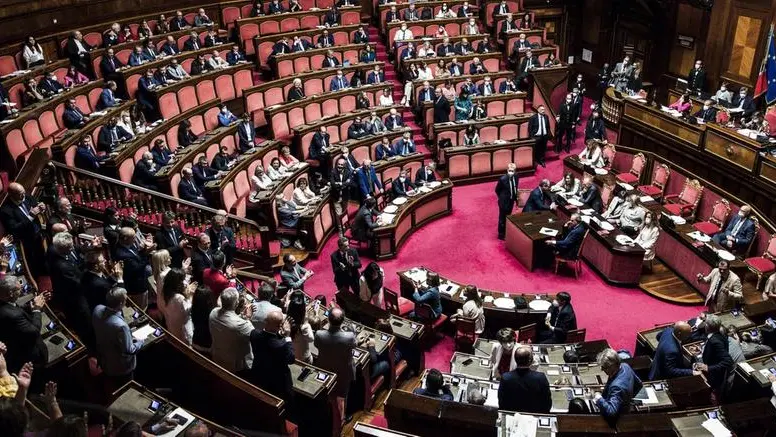 Una panoramica dell’aula del Senato - Foto Ansa © www.giornaledibrescia.it