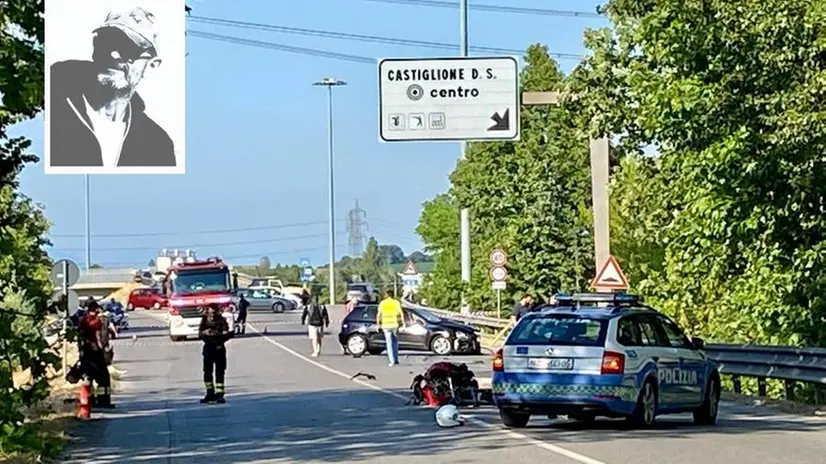 Tragedia sulla strada a Lonato, addio a Sergio Mason