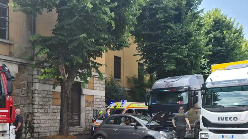 Tamponamento in tangenziale, traffico in tilt - © www.giornaledibrescia.it